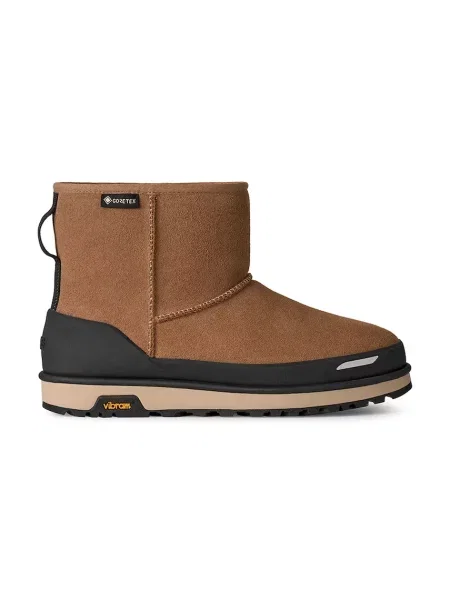 UGG M Classic Mini Guard Gtx cizme de zăpadă pentru bărbați din piele întoarsă maro