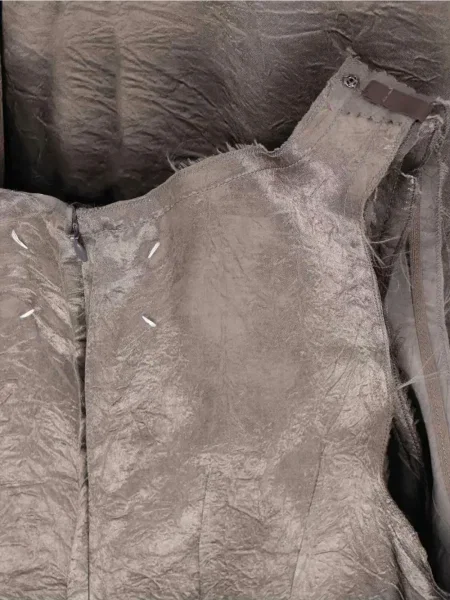 Миди рокля Maison Margiela сиво