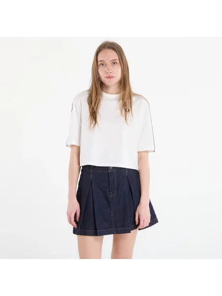 Tricou FRED PERRY Taped T-Shirt Snow White 38 alb