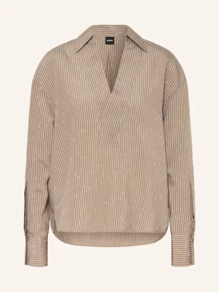Boss Koszulka Batala beige biała