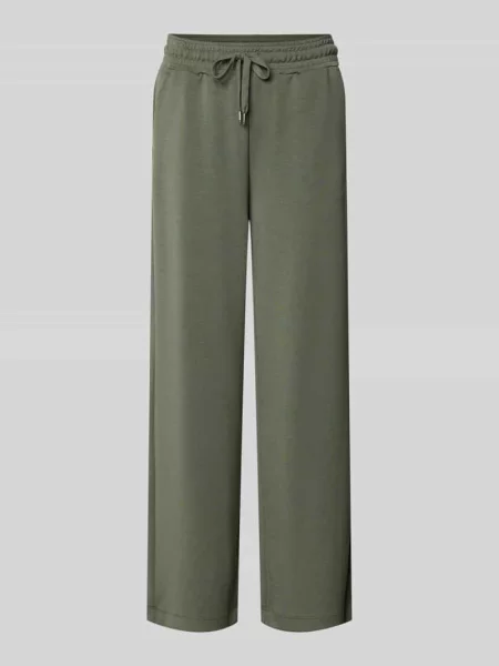 Spodnie dresowe wide leg z elastycznym pasem Soyaconcept