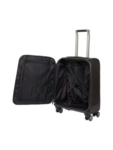 Torba na laptopa Piquadro skórzana czarna