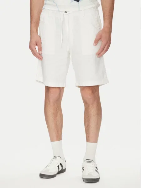 Σορτς υφασμάτινο Jack&Jones λευκό