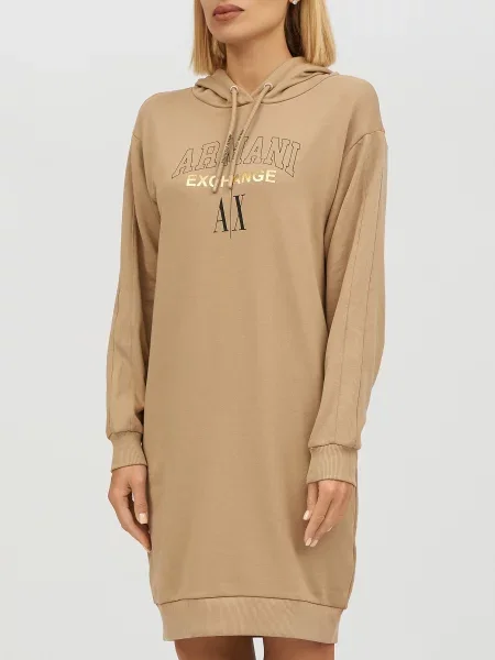 Сукня Armani Exchange бежева