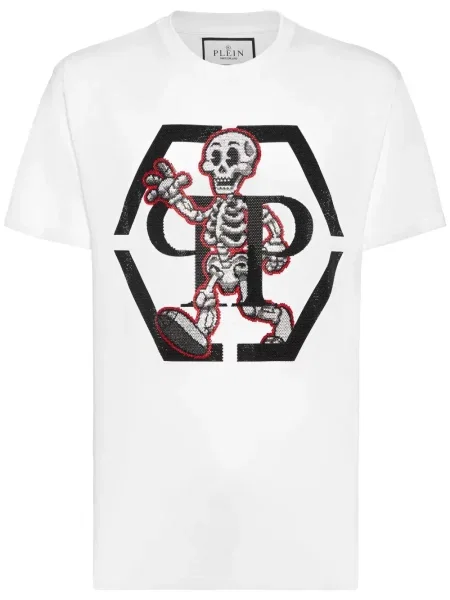 Tricou Philipp Plein alb