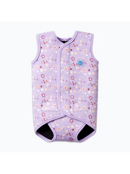 Детски неопренов костюм за плуване Splash About Baby Wrap lilac spring виолетово