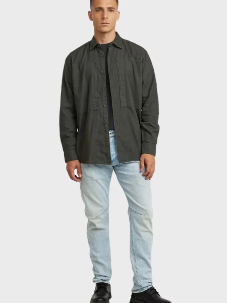 Рубашка G-star Raw серая