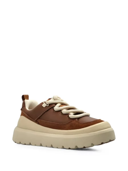 Sneakerși Ugg din piele maro