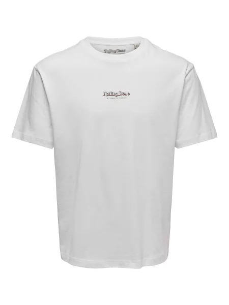 Only & Sons Tricou ONSROLLING STONE galben lămâie / roșu pepene / negru alb