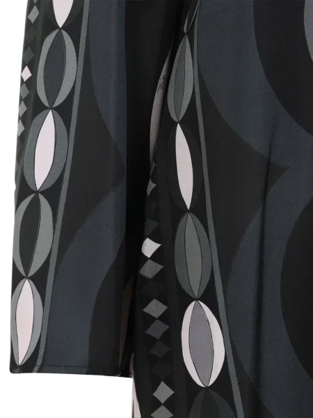 Rochie Pucci cu imagine cu imprimeu geometric de costum negru