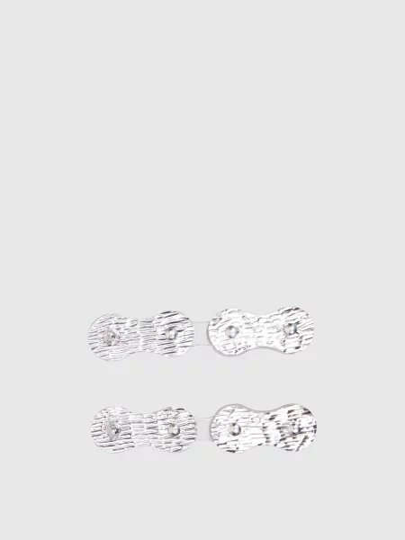 Сріблясті сережки у вигляді велосипедного ланцюга Innerraum