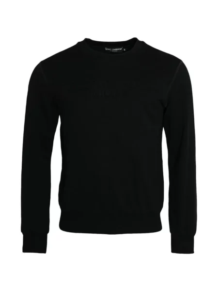 Pulover Dolce & Gabbana cu autograf negru