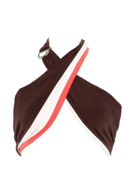 Top Coperni cu broderie roșu
