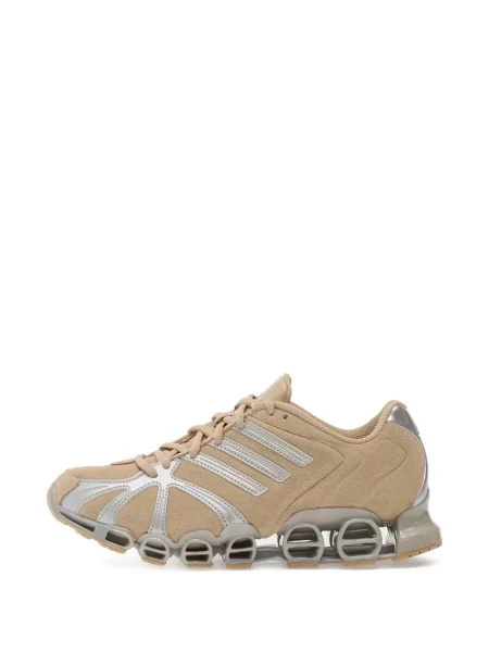 Sneakerși Adidas Campus cu imagine alergare din piele de căprioară negru