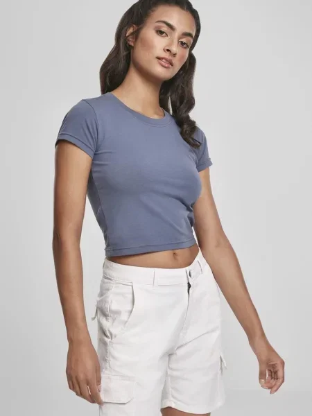 Cropp tricou Urban Classics din jerseu albastru