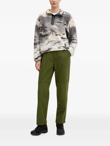 Cu centură pantaloni The North Face verde