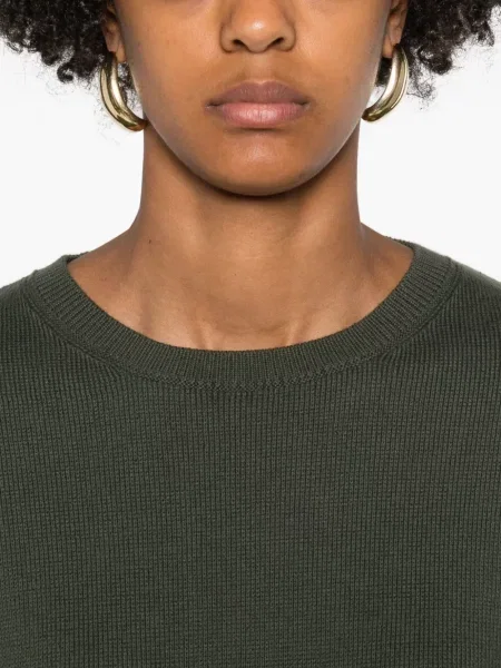 Pulover Marc O'polo cu decolteu rotund verde