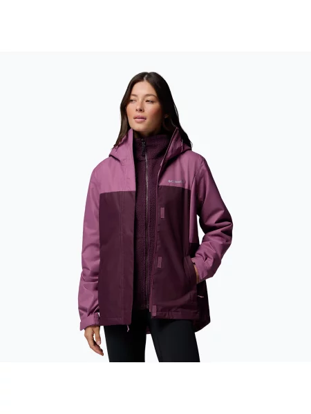 Női 3 az kabát Columbia Hikebound II Interchange antique mauve/moonvista. Méret: XS lila