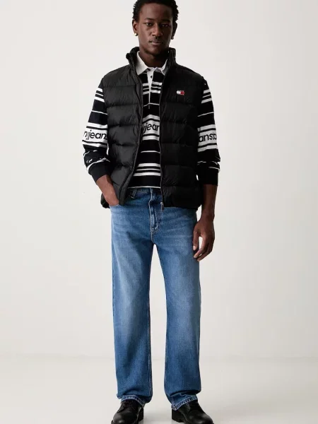 Tommy Jeans Vestă elegantă negru