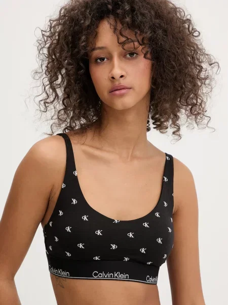 Calvin Klein Underwear braletka s bavlnou černá