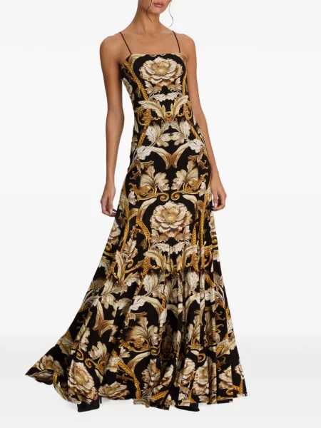 Rochie maxi Alice + Olivia negru