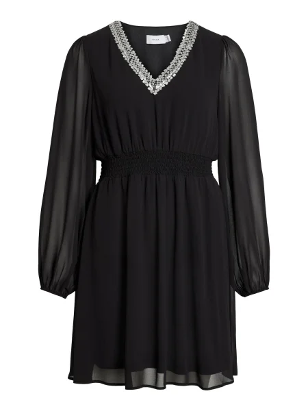 VILA Obleka WILLY' črna