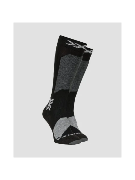 Lyžiarske ponožky X-Socks Ski Discover Otc x black/light grey čierna