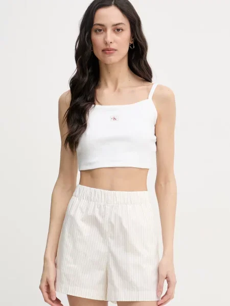 Top Calvin Klein beżowy