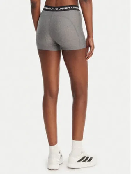 UNDER ARMOUR Sportske hlače melange / crna / bijela siva