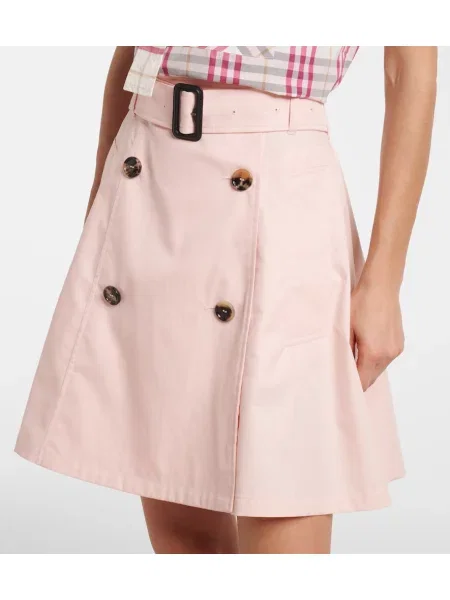 Cu centură fustă Burberry roz
