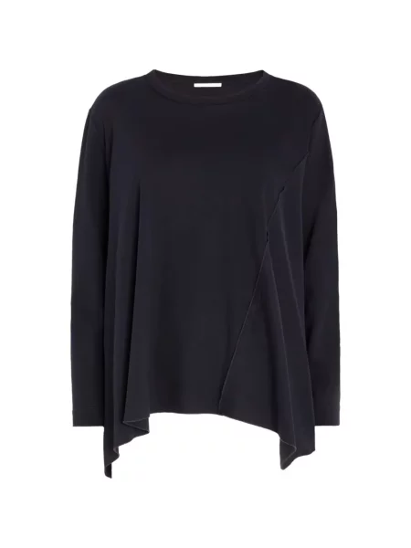Lung tricou High asimetric albastru