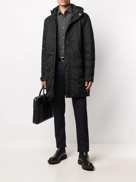 Parka Moorer su gobtuvu juoda