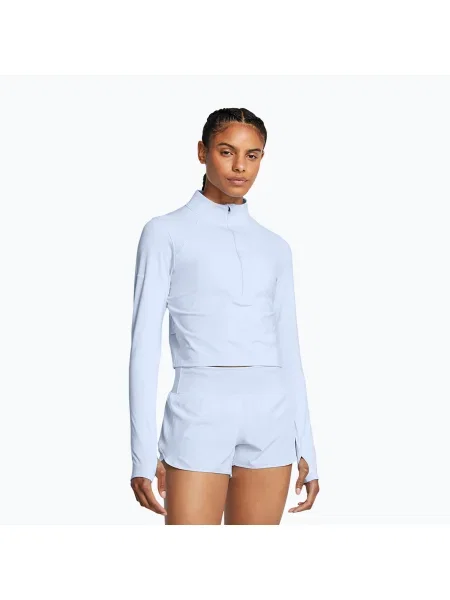 Olcsóbban. Női Under Armour Launch Elite Half Zip nimbus kék/reflektív futó hosszú ujjú ruha. Méret: L kék