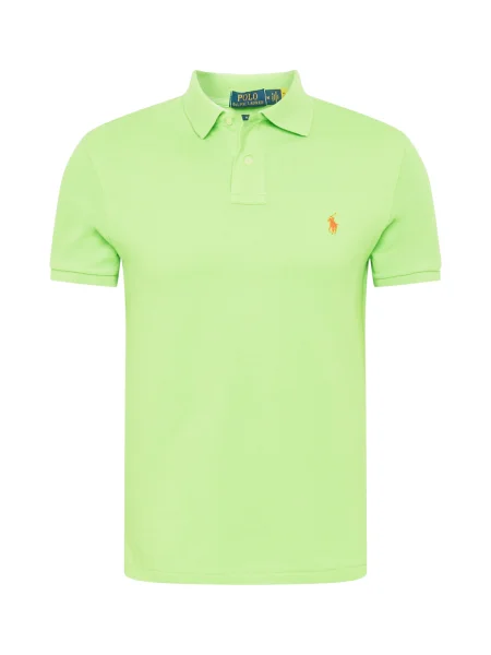 Polo majica Polo Ralph Lauren s vezom zelena