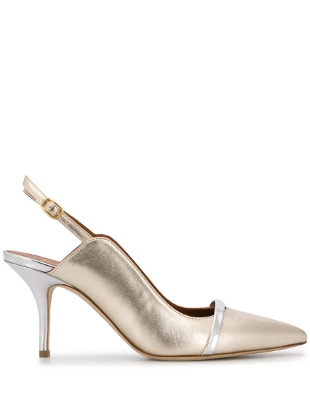 Pantofi cu toc Malone Souliers cu vârf ascuţit argintiu