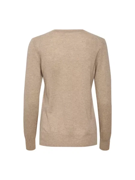Sweter Inwear z okrągłym dekoltem beżowy