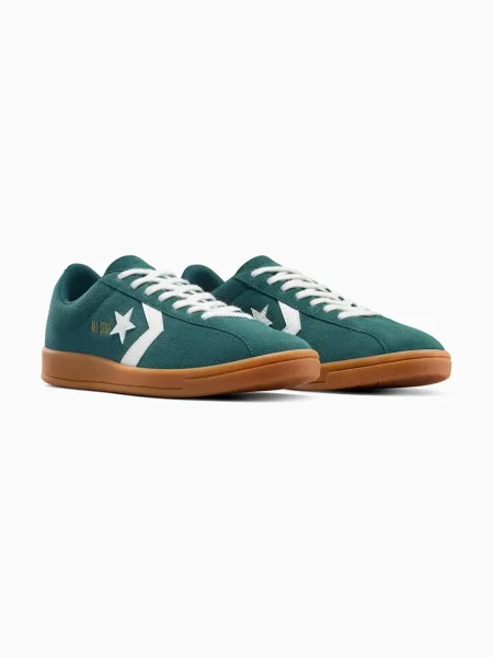 Usnjene superge Converse All Star Classic Trainer zelena