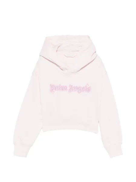 Bluza z kapturem dziecięca Palm Angels różowa
