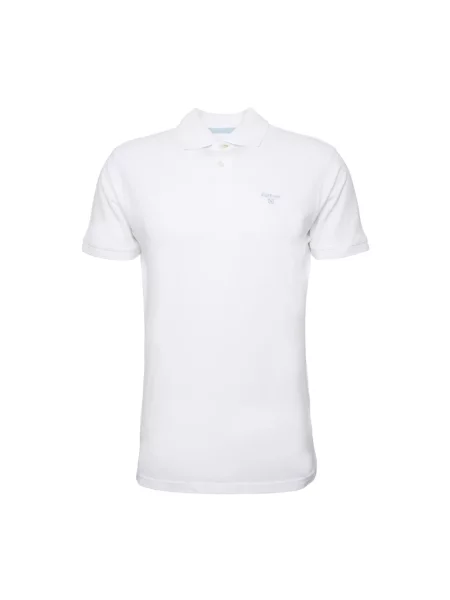 Lekka koszulka polo Barbour biała