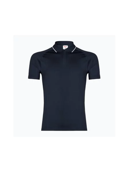 Футболка Wilson Team Seamless Polo classic navy темно-синя