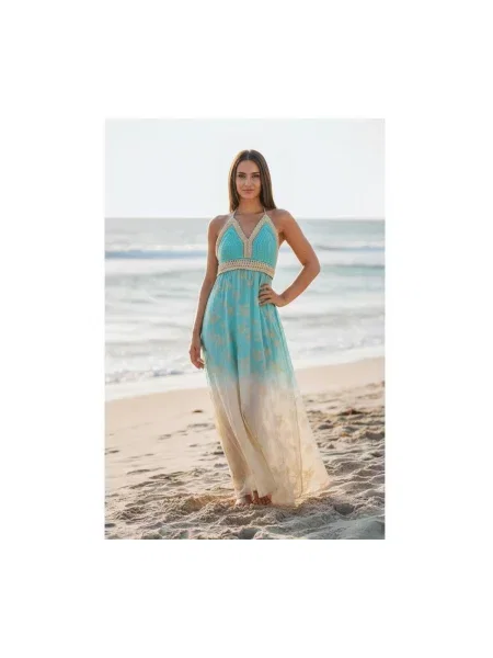 Hosszú maxi ruha Isla Bonita By Sigris kék