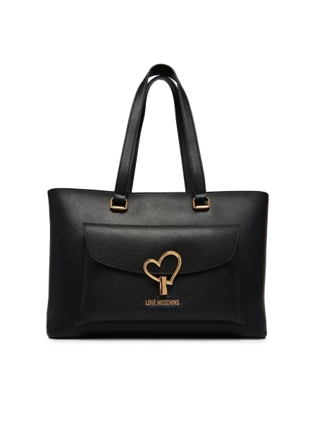 LOVE MOSCHINO Ročna torba črna