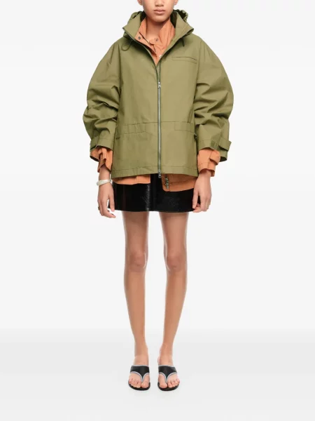 Geacă Bimba Y Lola cu glugă verde