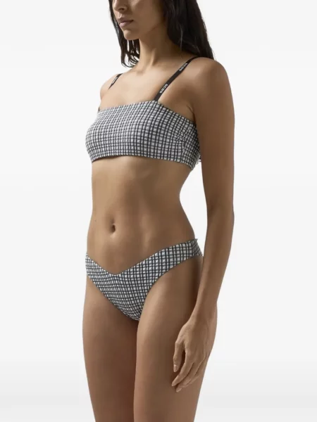 Bikini Gcds în carouri negru