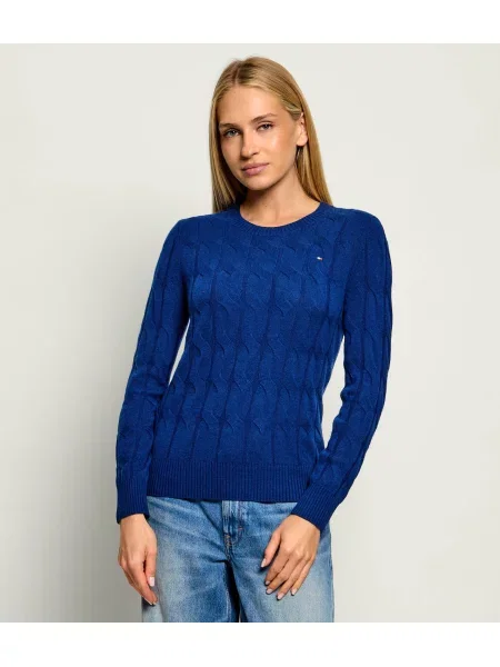 Tommy Hilfiger Pulover Bleumarin albastru
