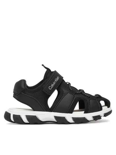 Sandale Calvin Klein Velcro Sandal negru