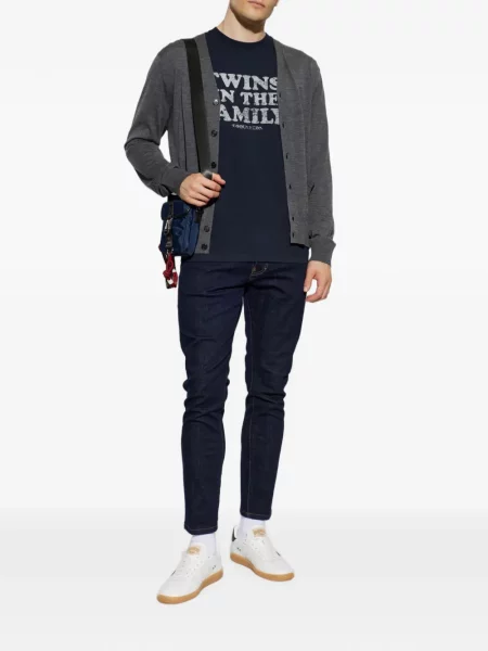 Tricou Dsquared2 cu imagine albastru