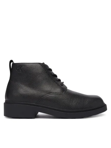 Calvin Klein Botine Dress Lug Desert Boot Lth negru