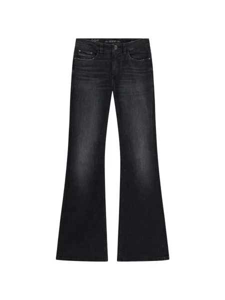Blugi Guess cu talie joasă negru