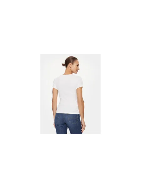 Tommy Jeans Póló Essential Slim Fit fehér